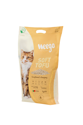 Litiere si Asternut - Weego Soft Tofu 6L - asternut pentru pisici