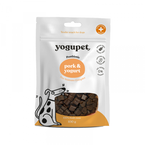 Yogupet - Yogupet Recompense pentru Caini Pork&Iaurt 100g
