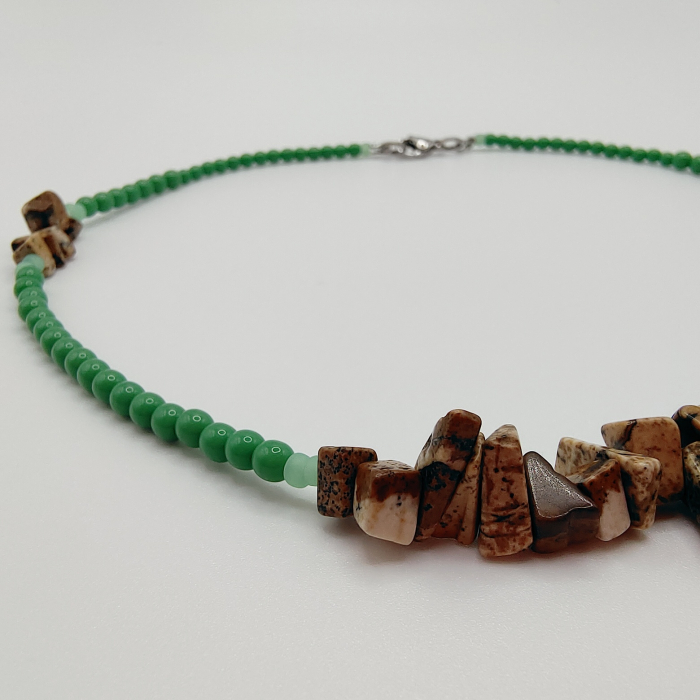 Choker/Colier din cristale si chipsuri [3]