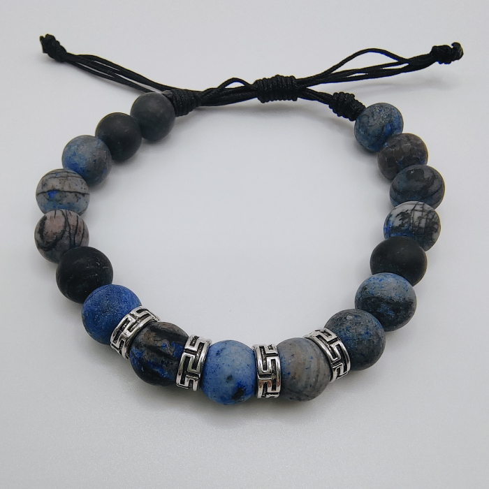 Bratara snur cu pietre Howlite [1]