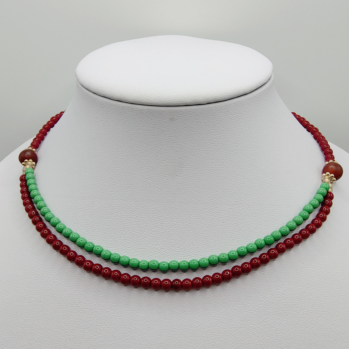 Choker/Colier dublu turcoaz [1]