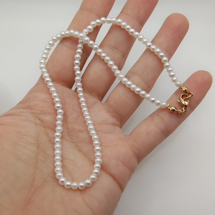 Colier/Choker perle albe [2]