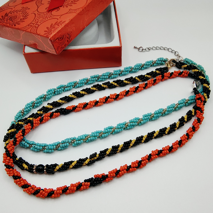 Colier/Choker rosu/negru [4]