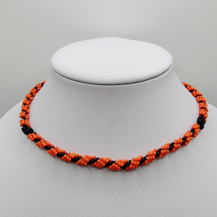 Colier/Choker rosu/negru [1]