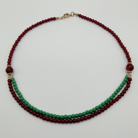 Choker/Colier dublu turcoaz [2]