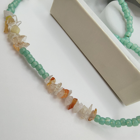 Colier chipsuri agate [2]
