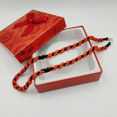 Colier/Choker rosu/negru [1]