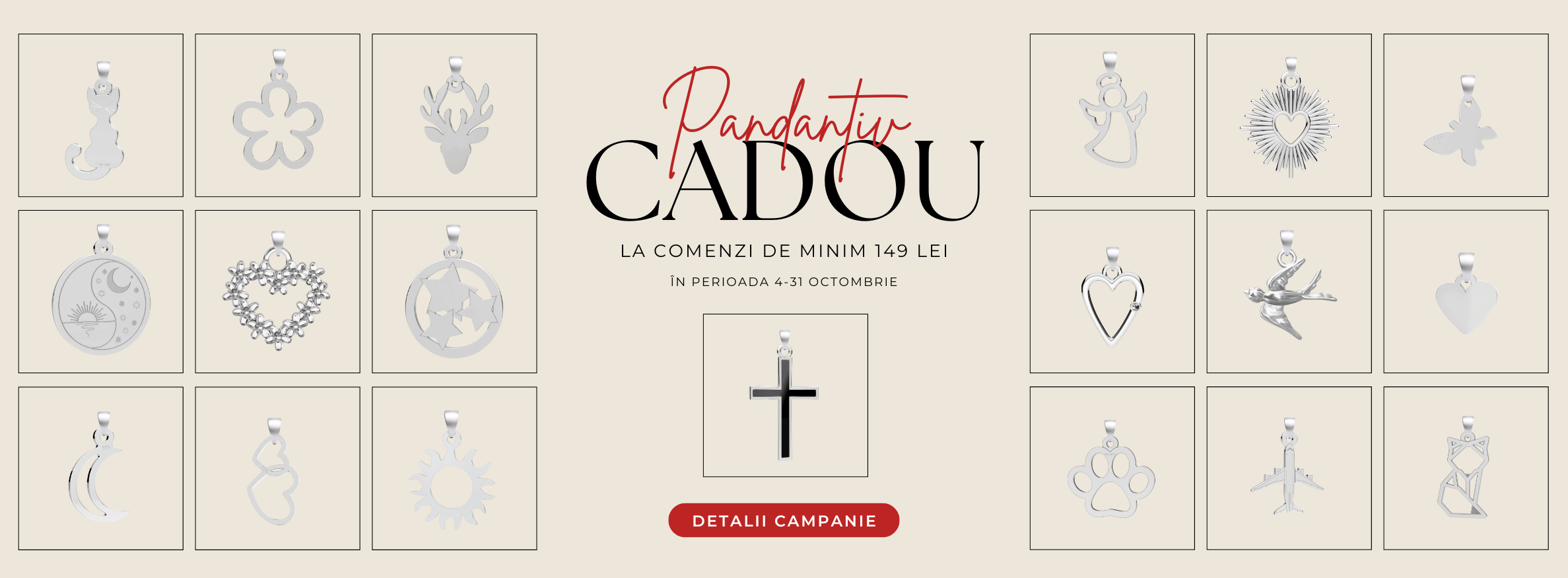 Campanie - Pandantiv din Argint Cadou