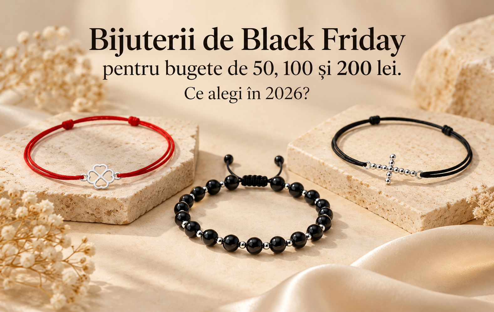 Bijuterii de Black Friday pentru bugete de 50, 100 și 200 lei. Ce alegi în 2026?