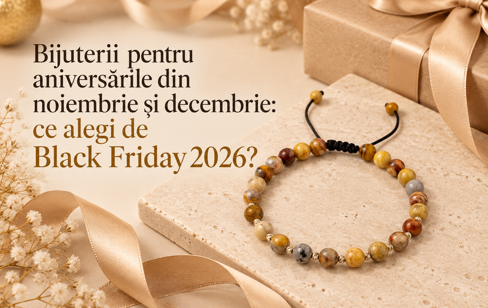 Bijuterii pentru aniversările din noiembrie și decembrie: ce alegi de Black Friday 2026?