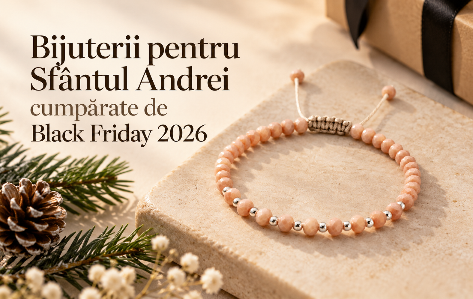 Bijuterii pentru Sfântul Andrei cumpărate de Black Friday 2026. Idei de cadouri pentru Andreea și Andrei