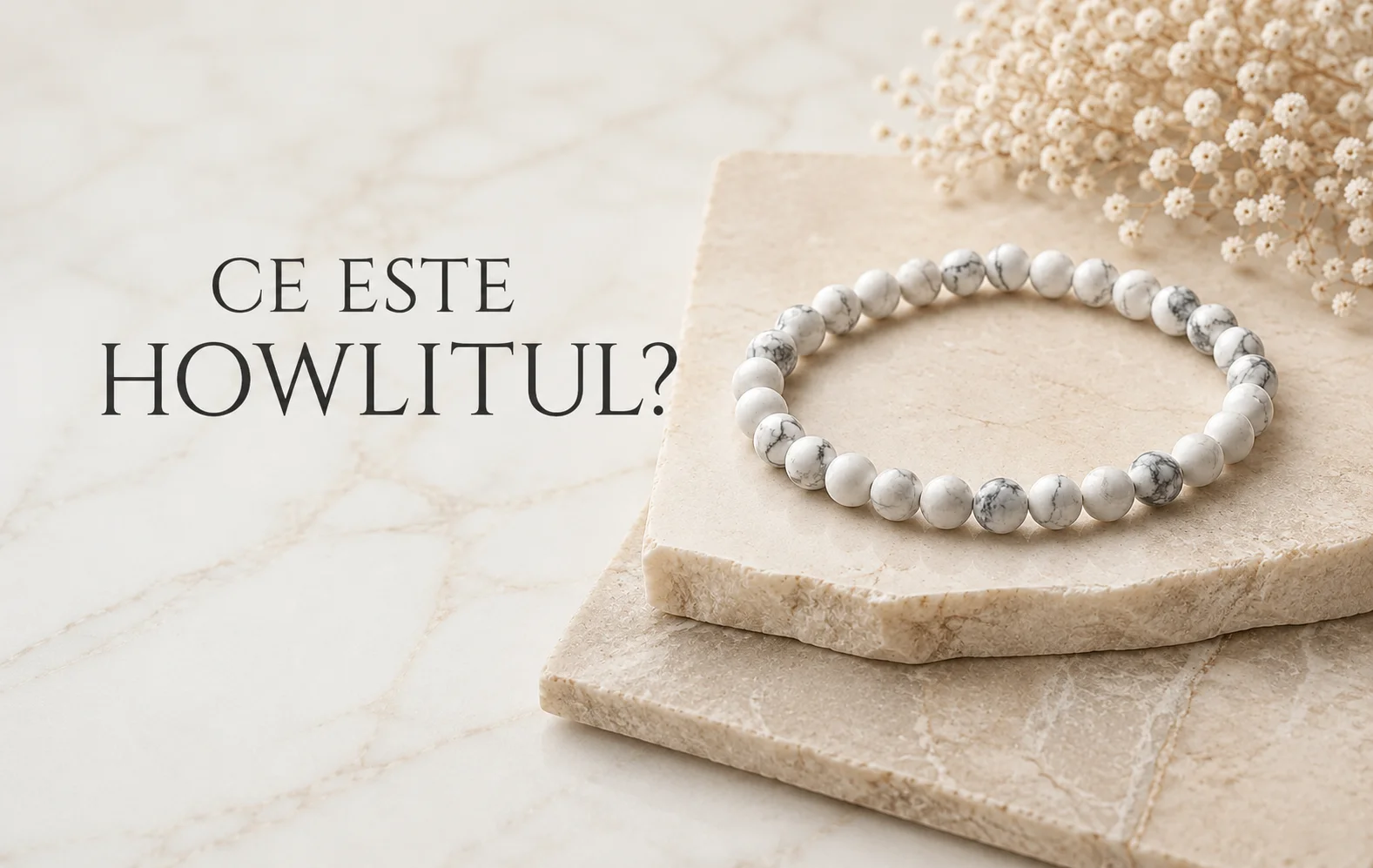 Ce este howlitul? Ghid complet despre piatra naturală folosită în bijuterii