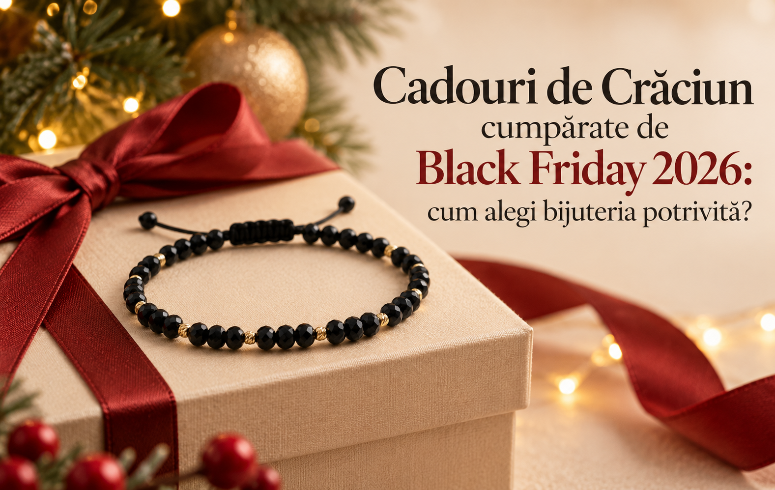 Cadouri de Crăciun cumpărate de Black Friday 2026: cum alegi bijuteria potrivită?