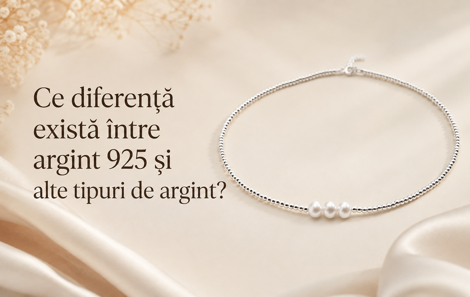 Ce diferență există între argint 925 și alte tipuri de argint?