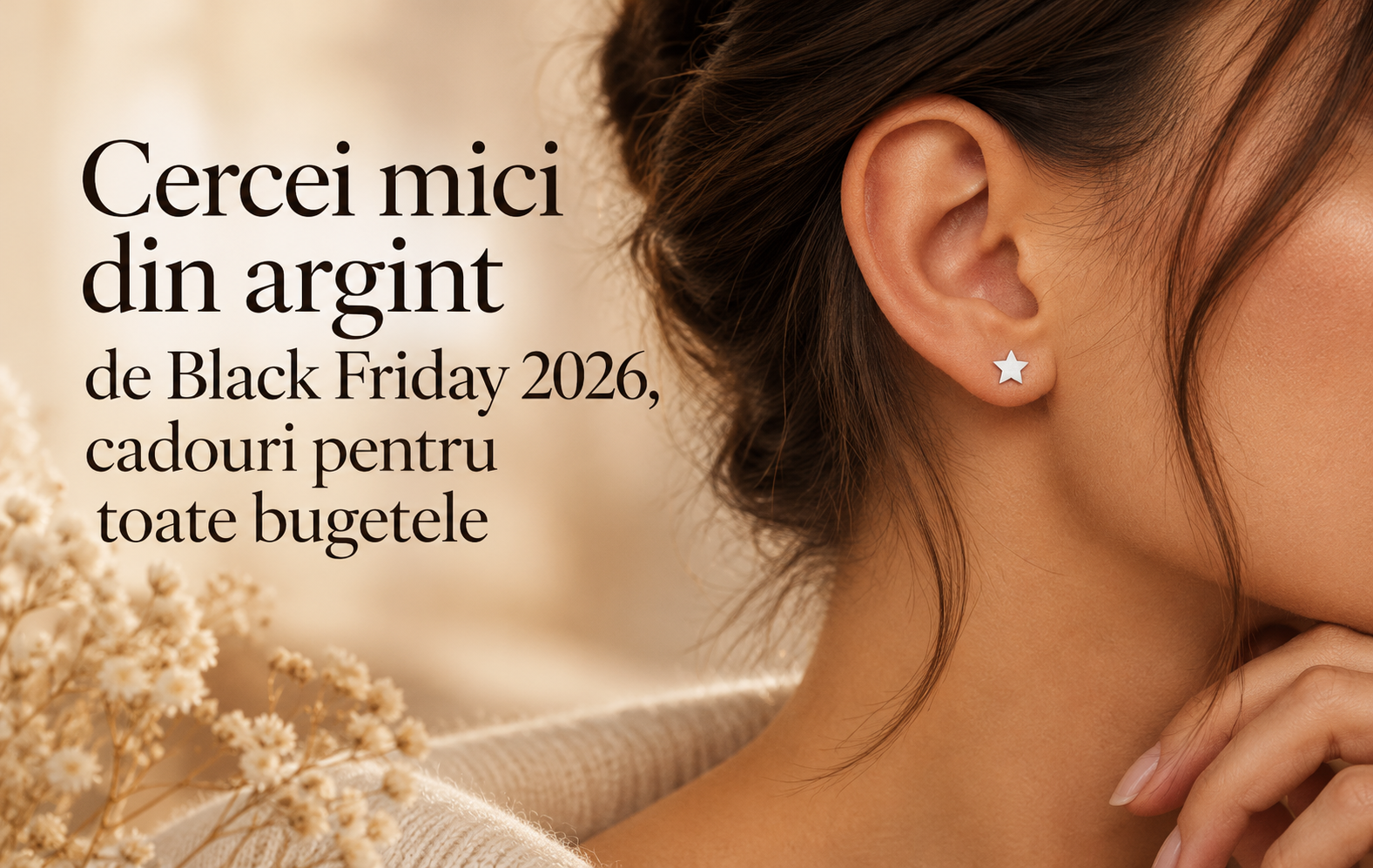 Cercei mici din argint de Black Friday 2026, cadouri pentru toate bugetele