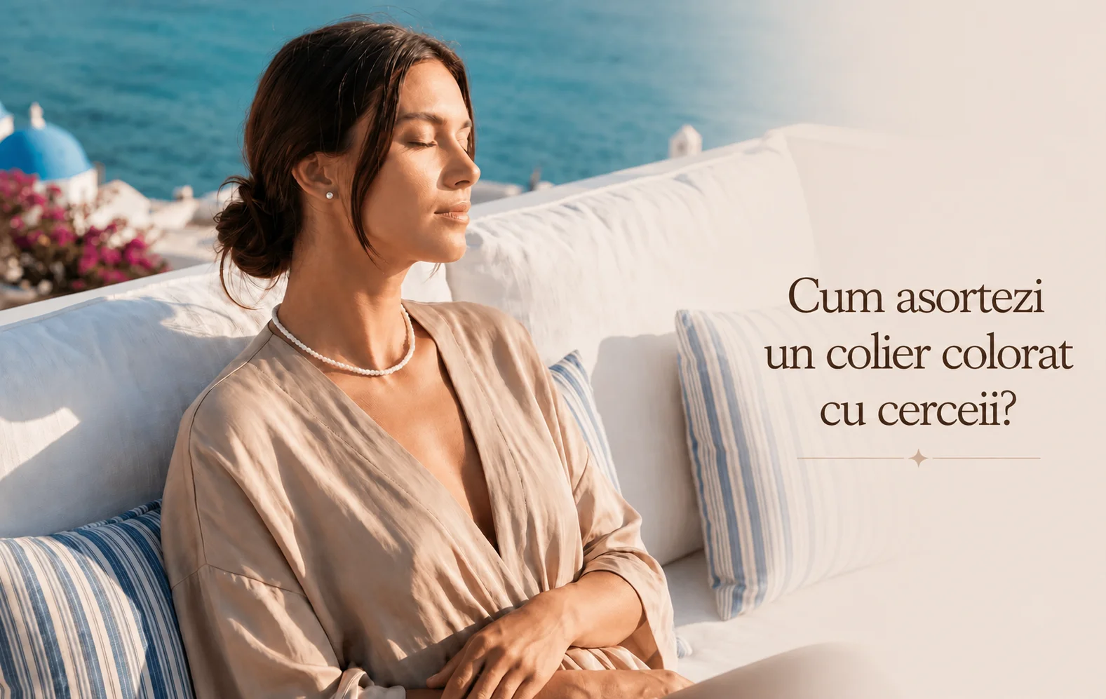 Cum asortezi un colier colorat cu cerceii?