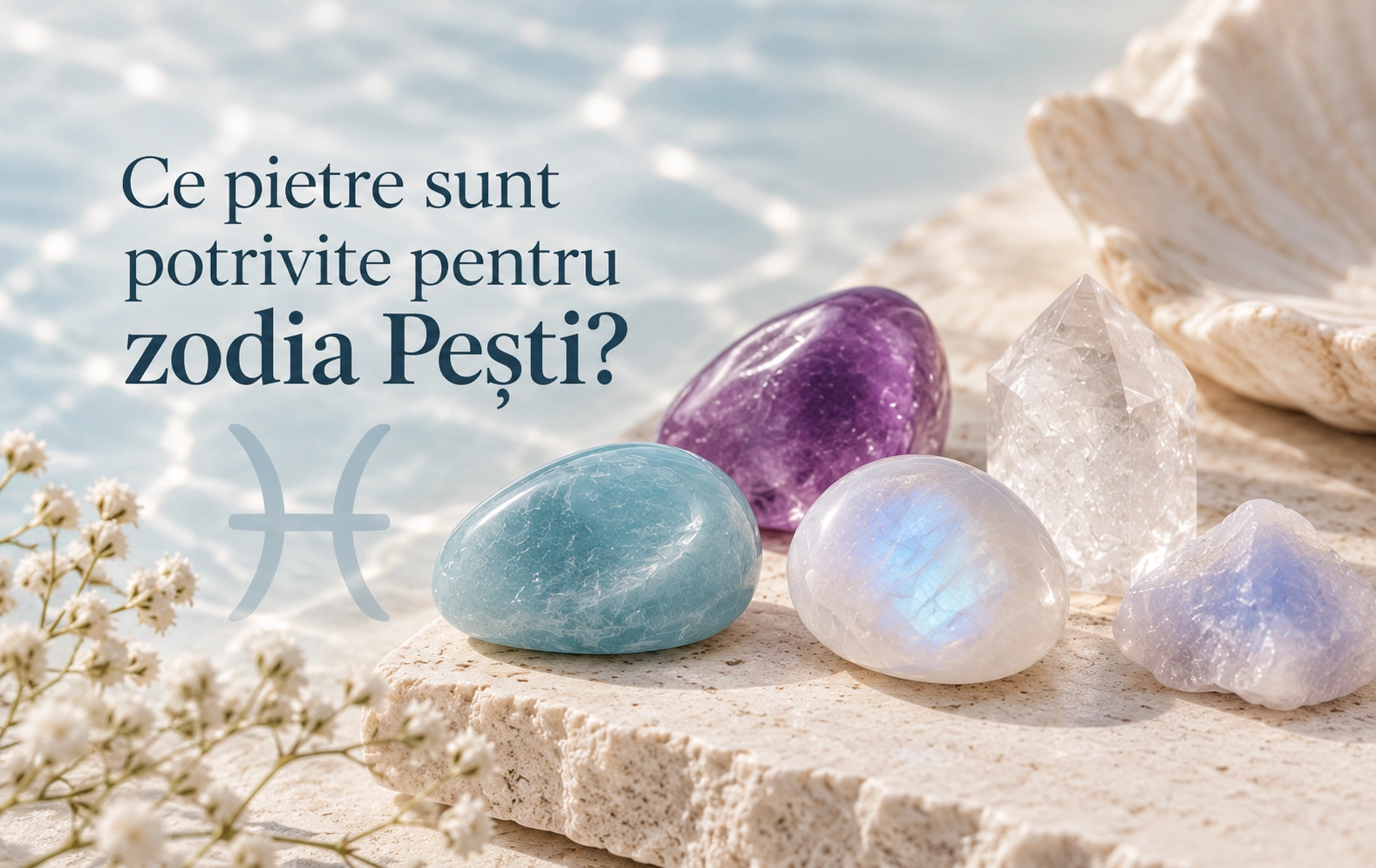 Ce pietre sunt potrivite pentru zodia Pești?