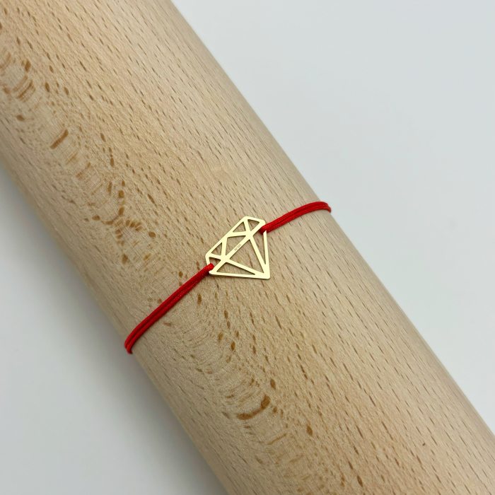 Bratara cu pandantiv Diamant din Aur 14K [3]