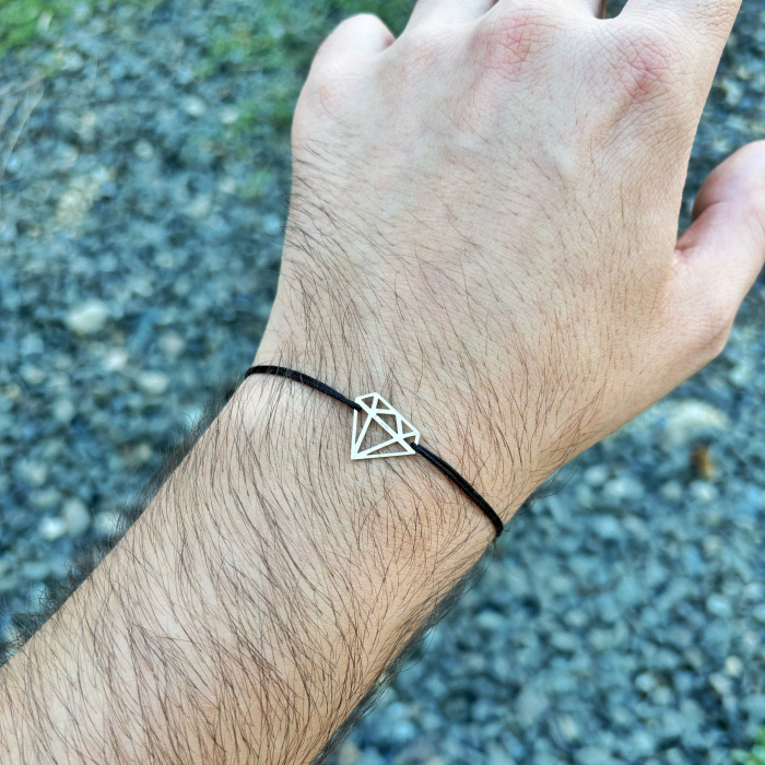 Bratara cu pandantiv Diamant din AUR 14K [2]