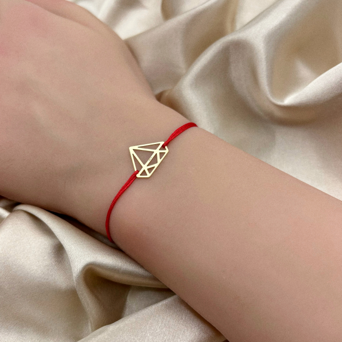 Bratara cu pandantiv Diamant din AUR 14K [6]