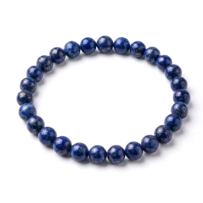 Bratara cu Pietre Semipretioase Lapis Lazuli de 6mm, unisex [4]