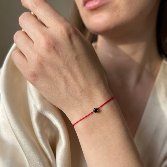 Brățară Mărțișor cu Cristal Swarovski Negru [3]