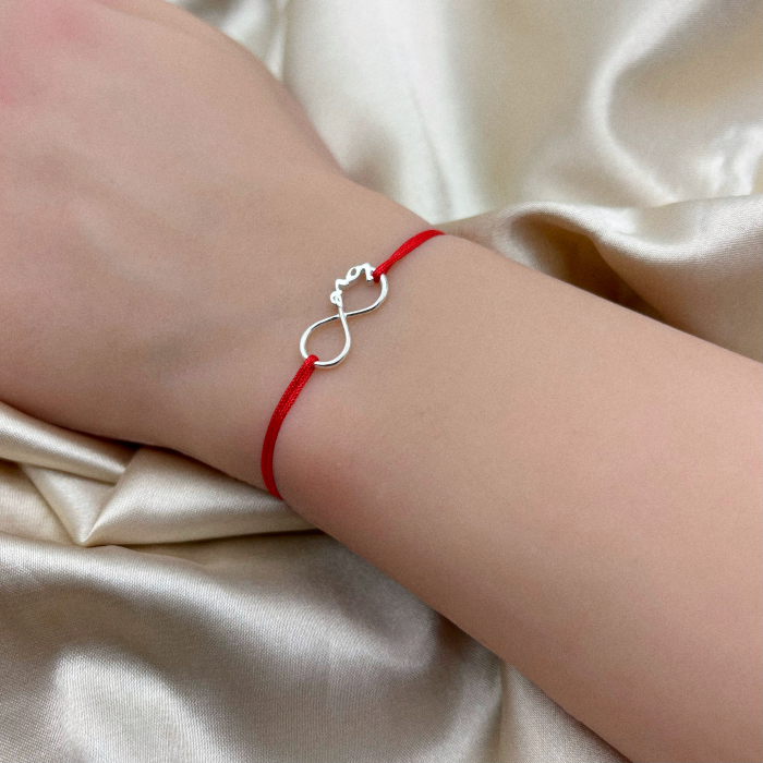 Brățară Mărțișor cu Infinit LOVE din Argint 925 [2]