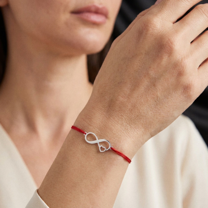 Bratara Martisor cu Infinit si Inima din Argint 925 [2]