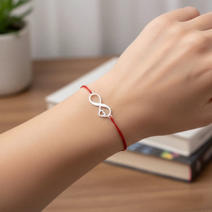 Bratara Martisor cu Infinit si Inima din Argint 925 [3]