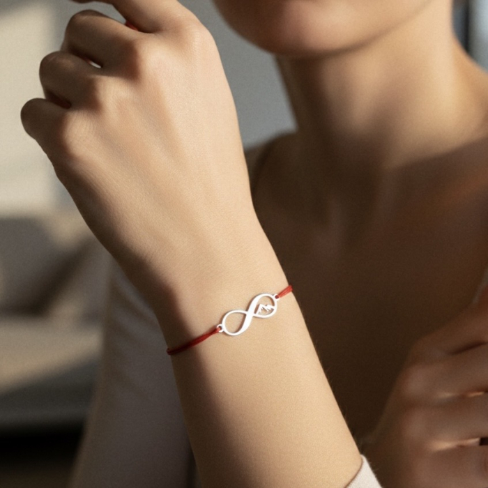 Bratara Martisor cu Infinit si Munte din Argint 925 [2]