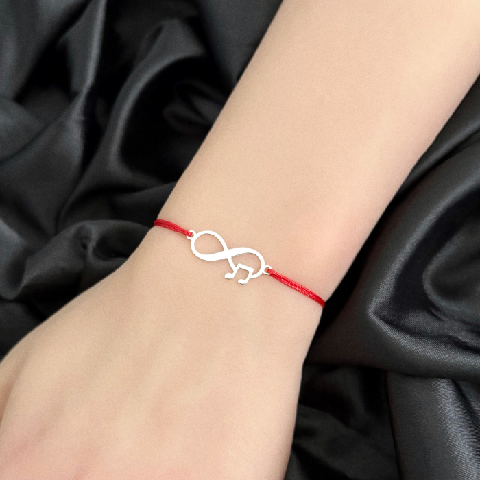 Bratara Martisor cu Infinit si Nota Muzicala din Argint 925 [4]