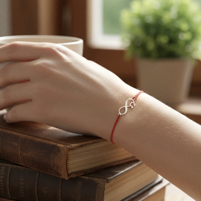 Bratara Martisor cu Infinit si Nota Muzicala din Argint 925 [3]