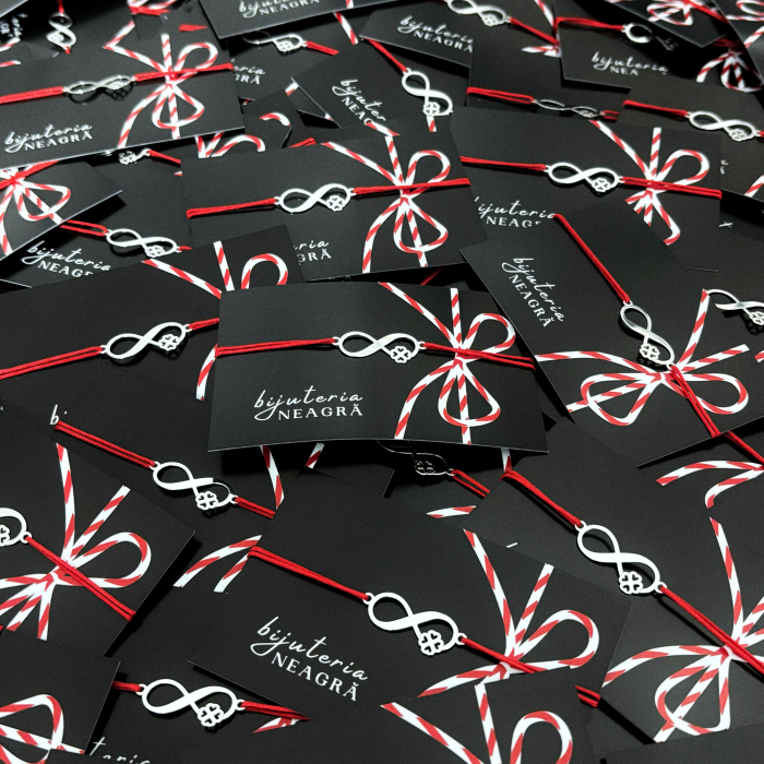 Bratara Martisor cu Infinit si Trifoi din Argint 925 [4]