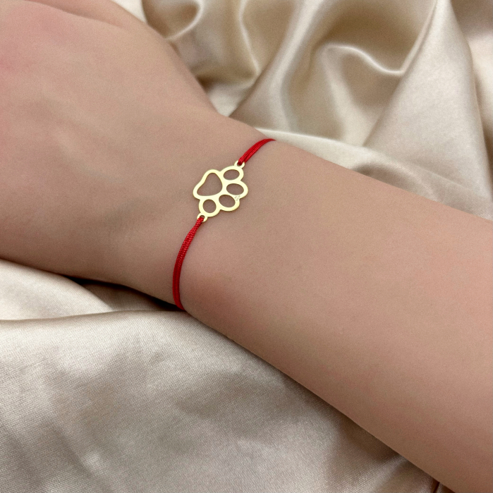 Brățară Mărțișor cu Lăbuță din Aur 14K [2]