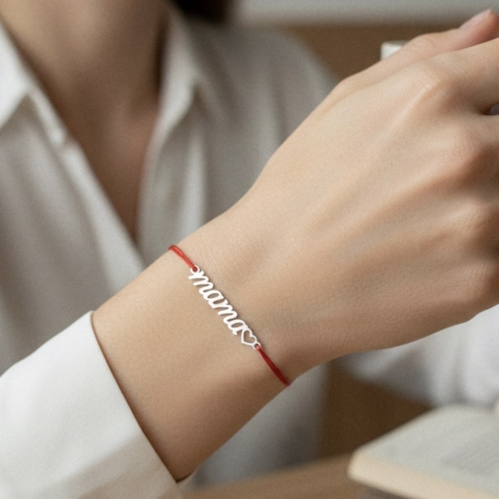 Bratara Martisor MAMA din Argint 925 [8]