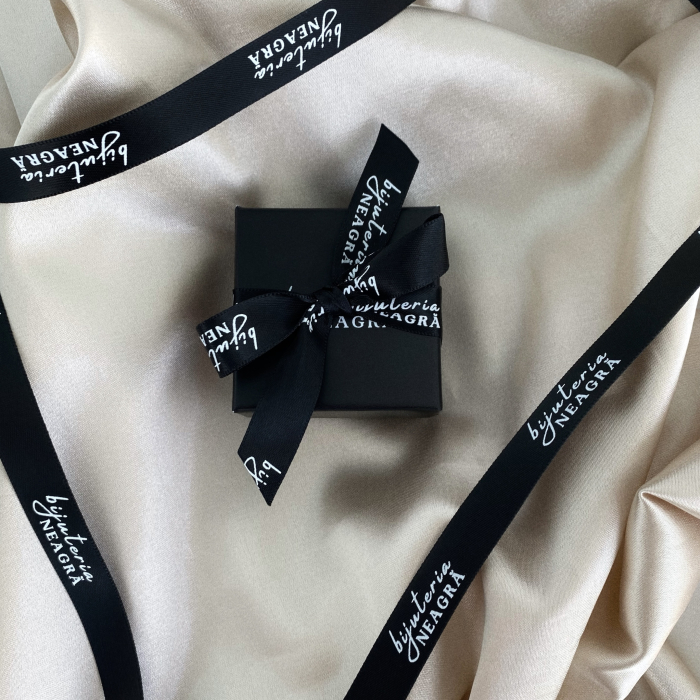 Cercei din Argint 925 cu Cristale Swarovski Negre [5]