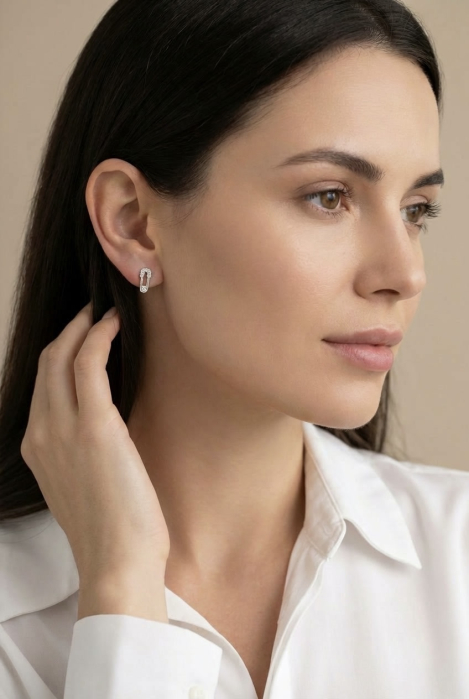 Cercei din Argint 925 Ac de Siguranta [3]