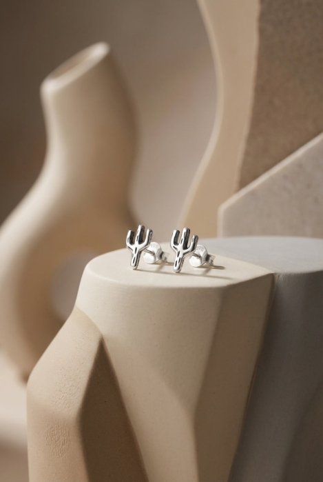 Cercei din Argint 925 Cactus [2]