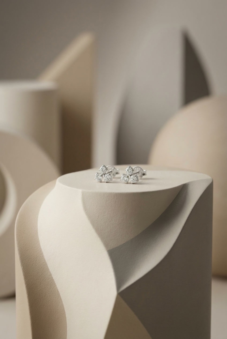 Cercei din Argint 925 cu Cristale [2]