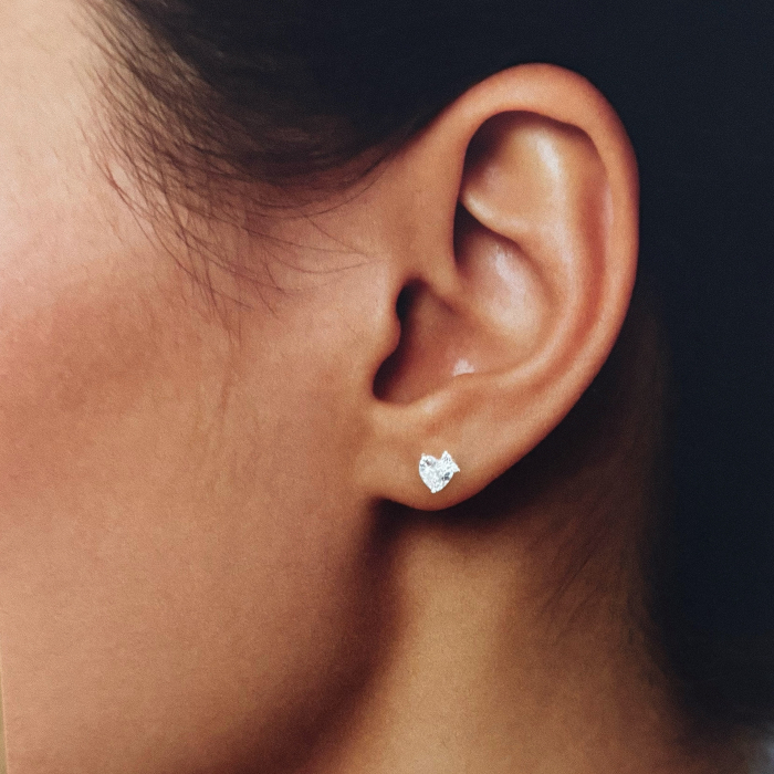 Cercei din Argint 925 Inimi cu Cristale [3]