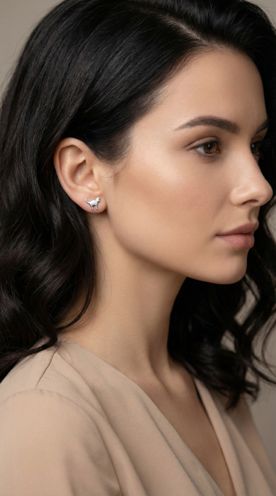 Cercei din Argint 925 Pisicute [2]