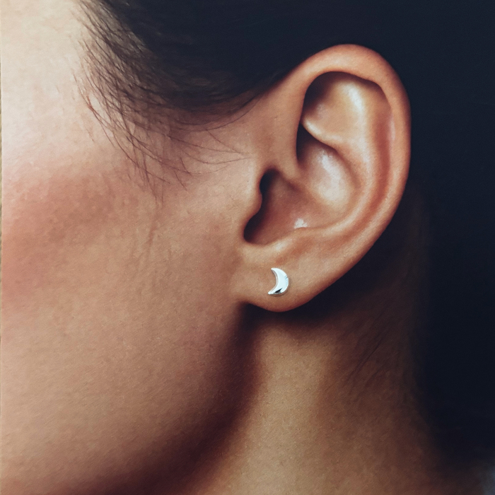 Cercei din Argint 925 Semiluna si Stea [4]