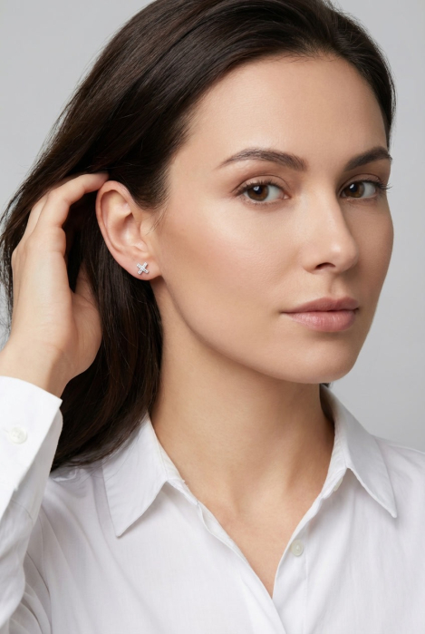 Cercei din Argint 925 X cu Cristale [3]