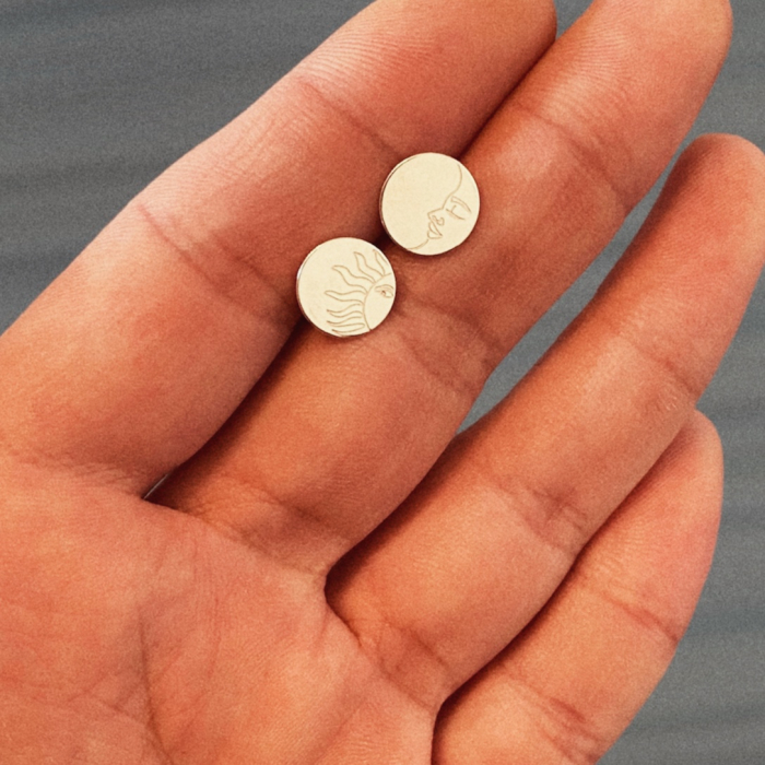 Cercei Luna si Soare din Argint 925 [6]
