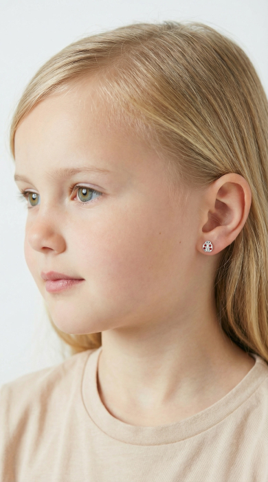 Cercei Pentru Copii cu Buburuze din Argint 925 [2]