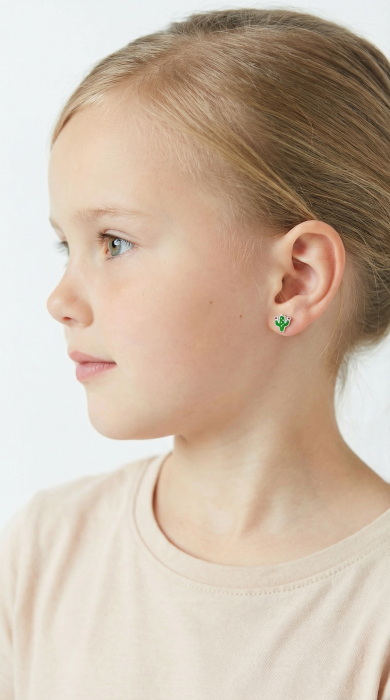 Cercei Pentru Copii cu Cactusi din Argint 925 [2]