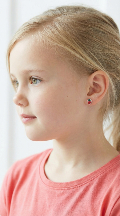 Cercei Pentru Copii cu Capsuni din Argint 925 [2]