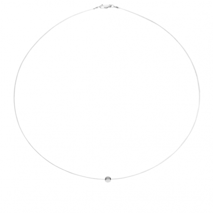 Colier fir transparent cu Biluta 2,5mm din Argint 925 [1]