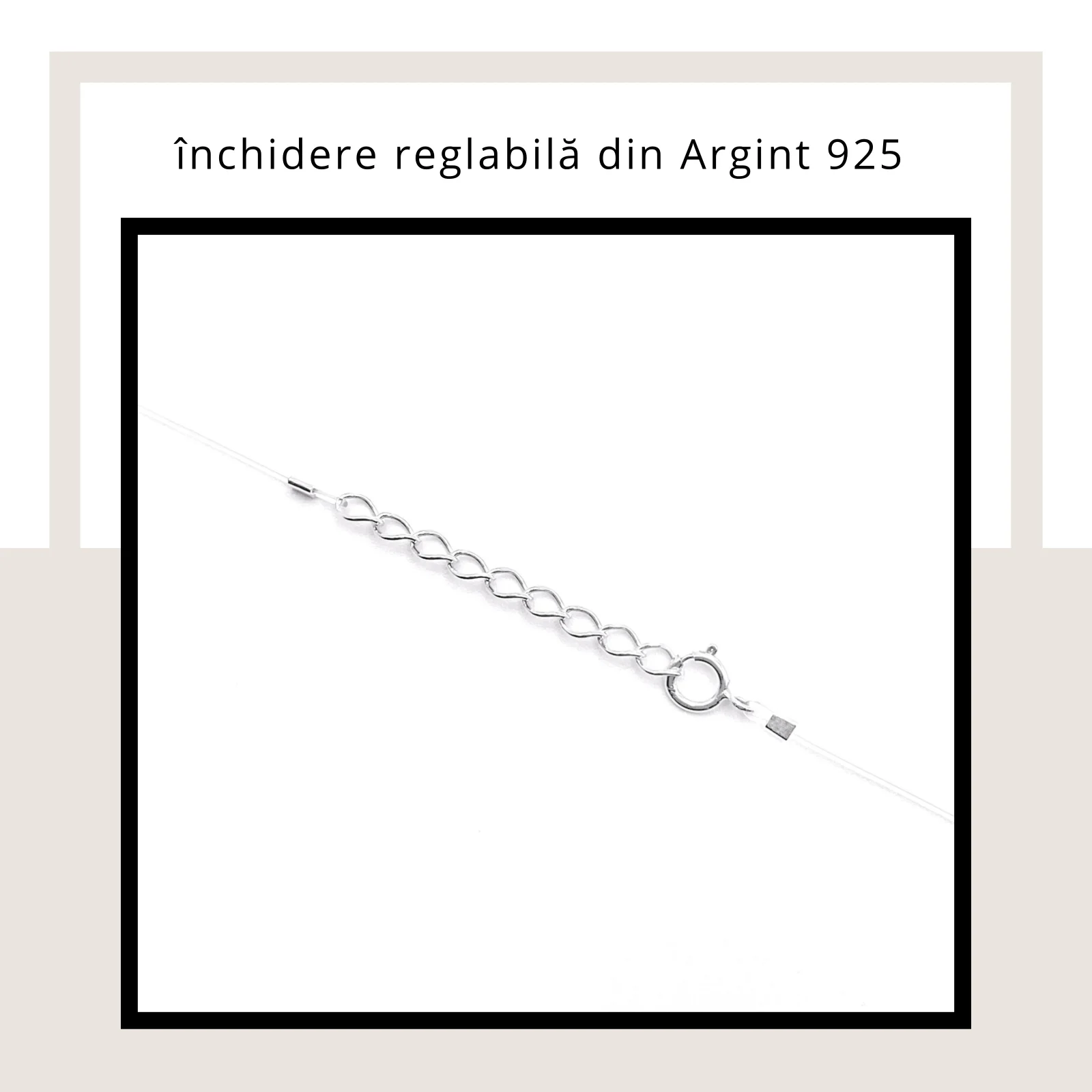 Colier fir transparent cu Cristal Preciosa Transparent [2]