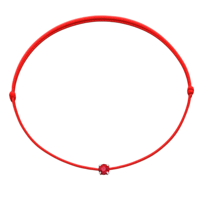 Set 10 Brățări Mărțisor cu Cristale Swarovski Roșii [4]